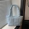 Handbag - Women's Niche Design, Single Shoulder Bag, Fashionable Checkered Underarm Bag, Single Shoulder Bag