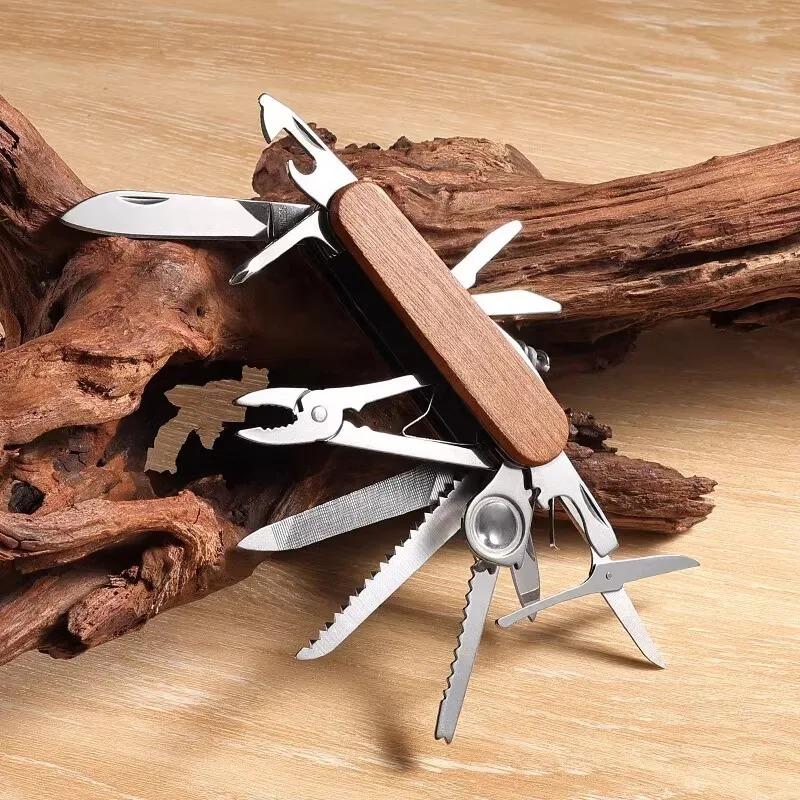 16-in-1 Taschenmesser, faltbares Armee EDC Ausrüstungs-Messer, Überlebens-Taschen-Jagd-Outdoor-Camping Survival EDC Messer, Handwerkzeug Multitool.