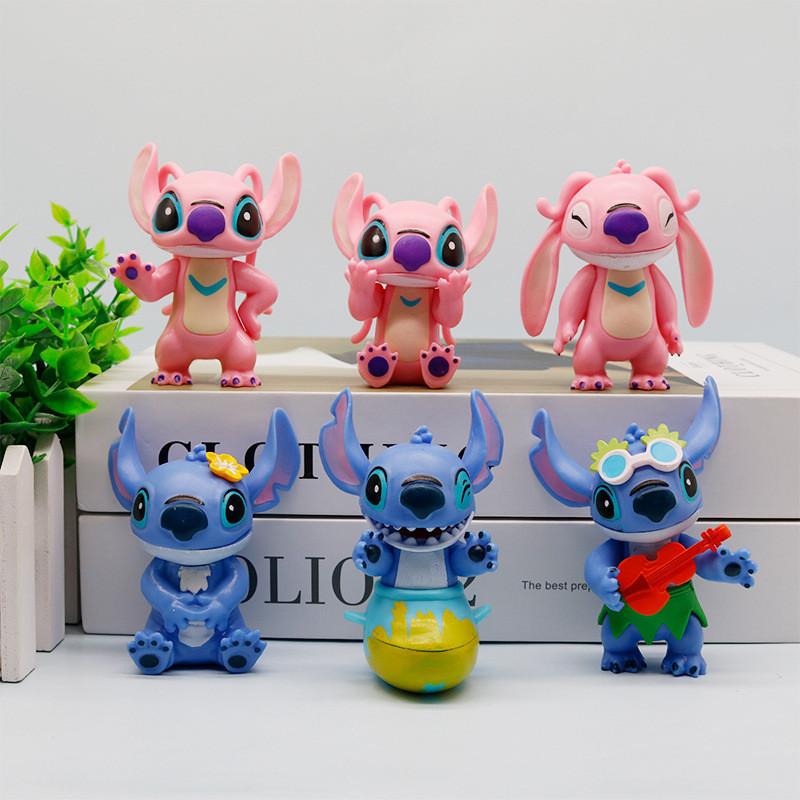 Jar Guitar Angel Model Cartoon Doll Ornament Set Decoration Desktop