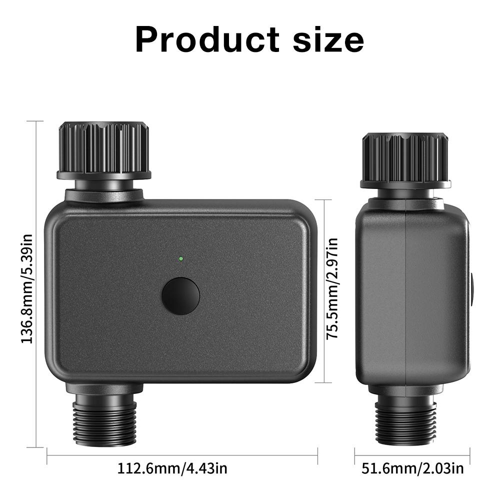 Sistema di irrigazione smart Tuya Wifi Timer automatico per l'acqua Timer per irrigatore Unità di controllo per tubo Flessibile Supporto Alexa per Giardino
