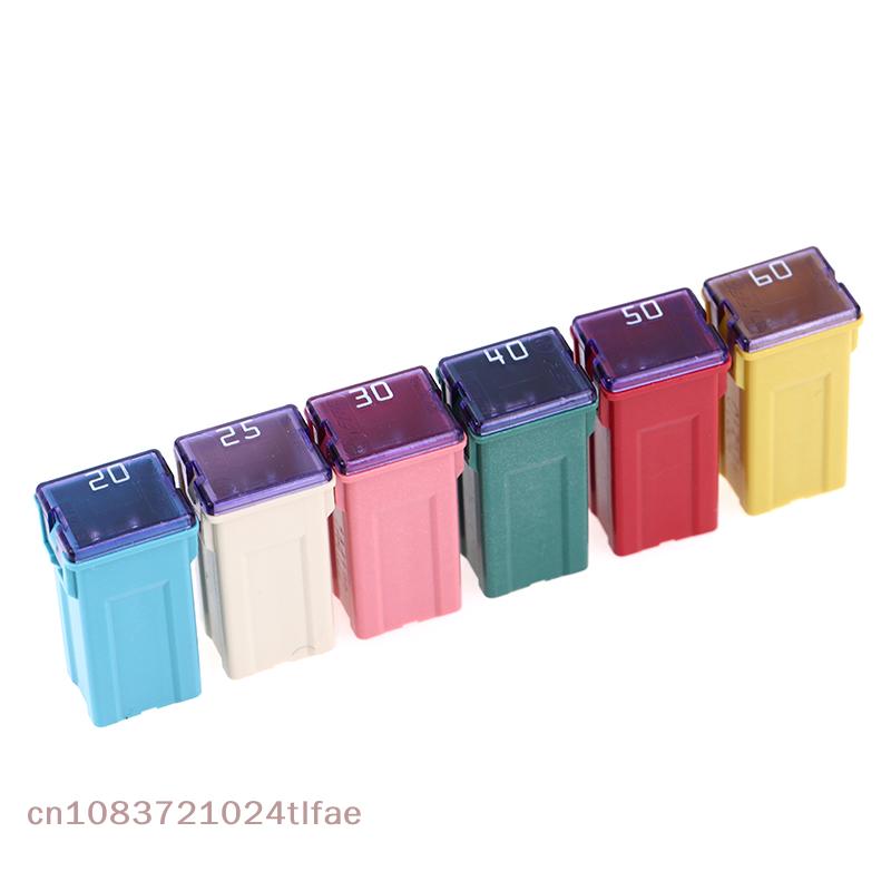 YY30~Mini Square Fuse 32V 20A 25A 30A 40A 50A60A Automotive Car Fuse With Plastic Box