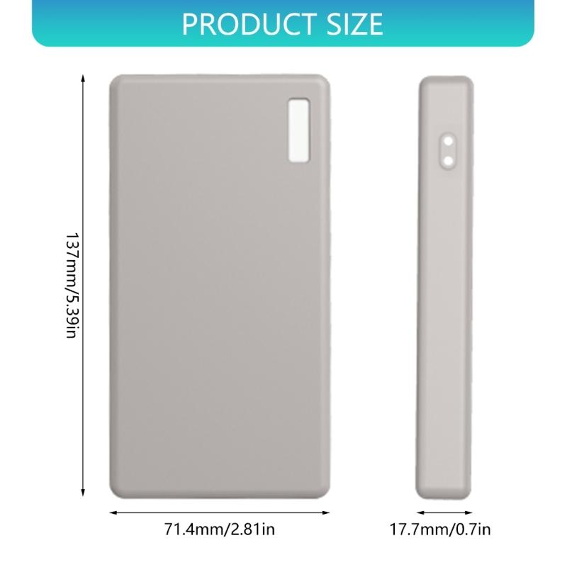 Precise Fit Silicone Cover Design for 12000mAh 66W Powerbank Shell Sleeves Ensuring Secure Holding Without Tools
