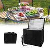 Foldable Picnic Box Insulated Cooler Bag Thermal Food Delivery Bag