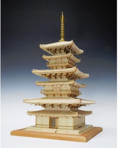 Woody Joe 1/75 Yakushiji Temple East Pagoda Wooden Model Assembly Kit (Building)