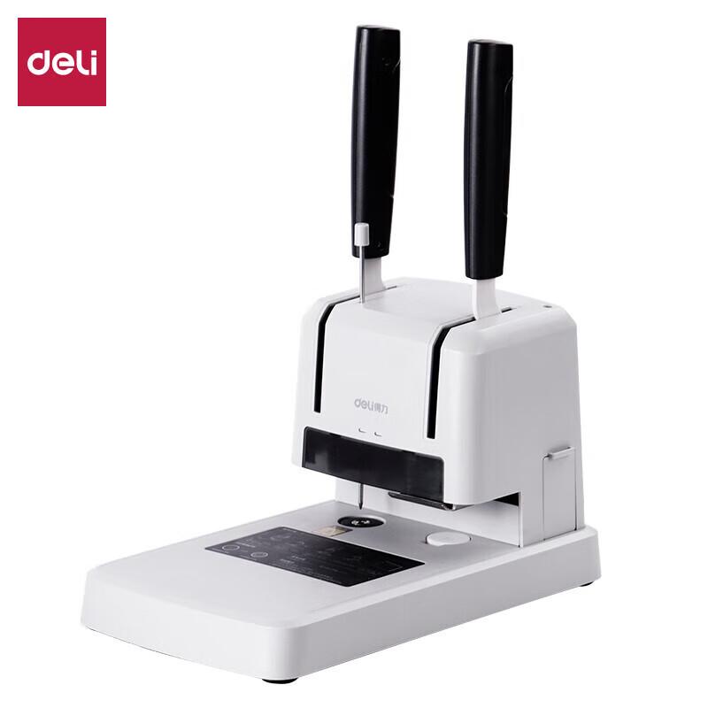 

Deli Manual Financial Document Binding Machine CN plug (adapter included)