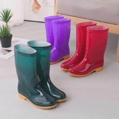 Wasserdichte, rutschfeste Gummistiefel für Damen – Hoher/mittlerer Schaft mit Baumwollfutter für Wärme, ideal für die Arbeit, die Küche oder die Autowäsche
