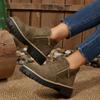 Women Simple and Stylish Boots Plus Size Platform Shoes Women 2026 Thick Sole Ankle Boots Fashion Comfortable for Women