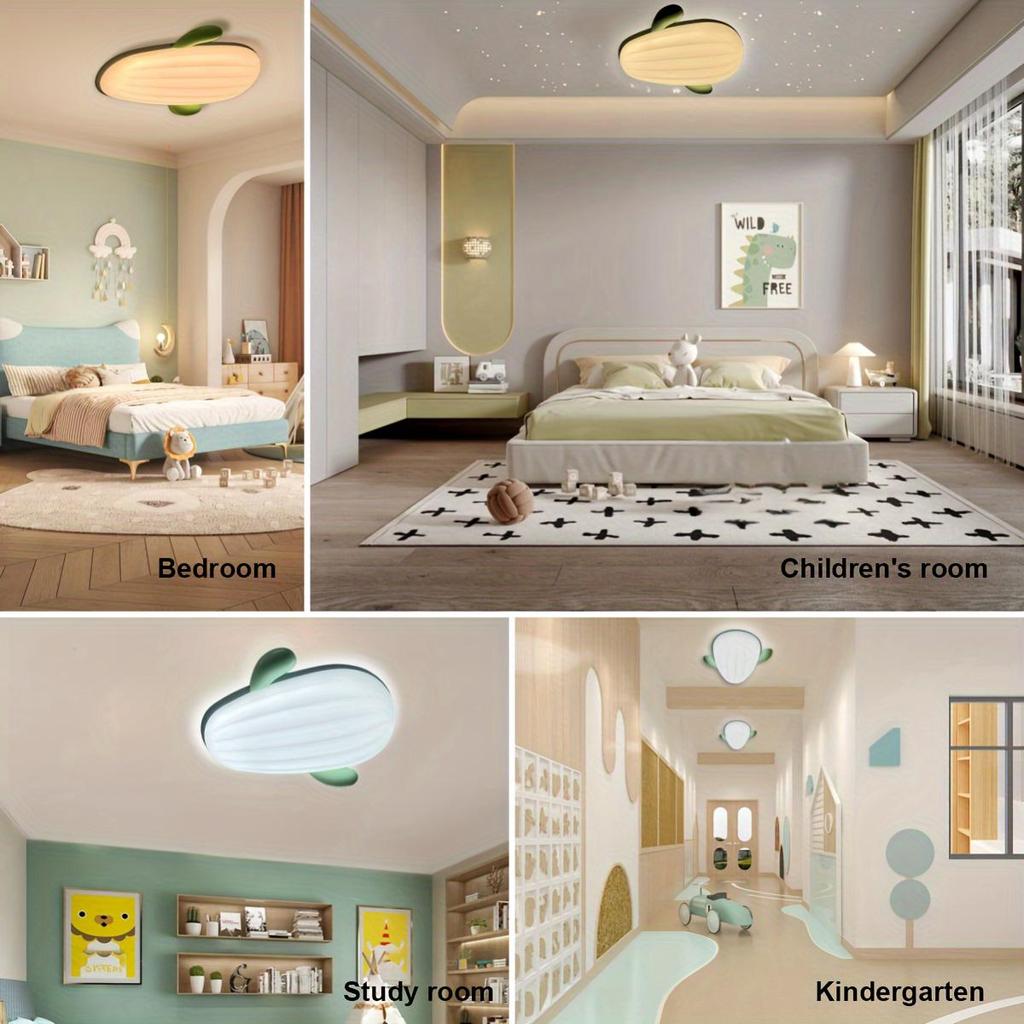Çocuk Tavan Işık AC85-265V, Kısılabilir Modern LED Tavan Işık Avize Gömme Montaj Tavan Işıkları Yatak Odası Çocuk Odası Kreş Çocuk Odası
