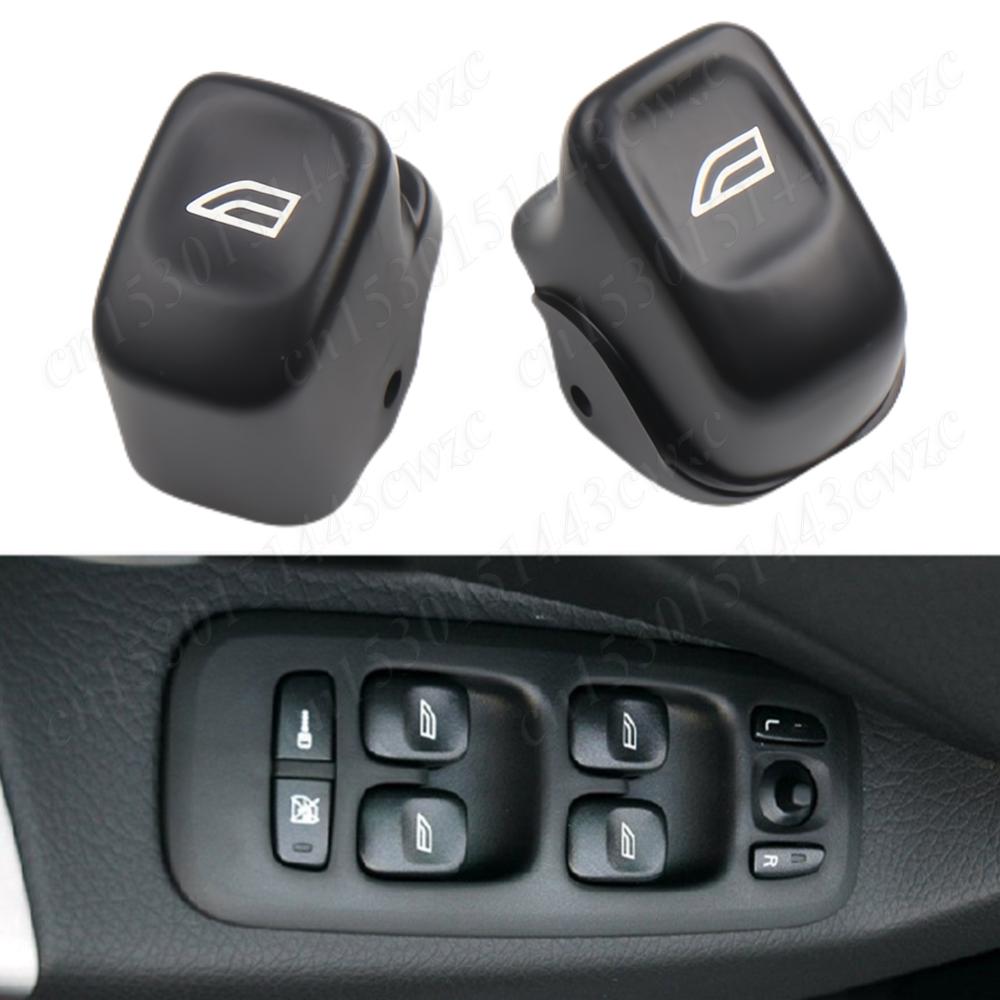 Car Window Lift Button Car Front Rear Lift Switch Button Cover For Volvo S60 S80 XC90 XC70 V70 31295164 31295247 Auto Accessorie