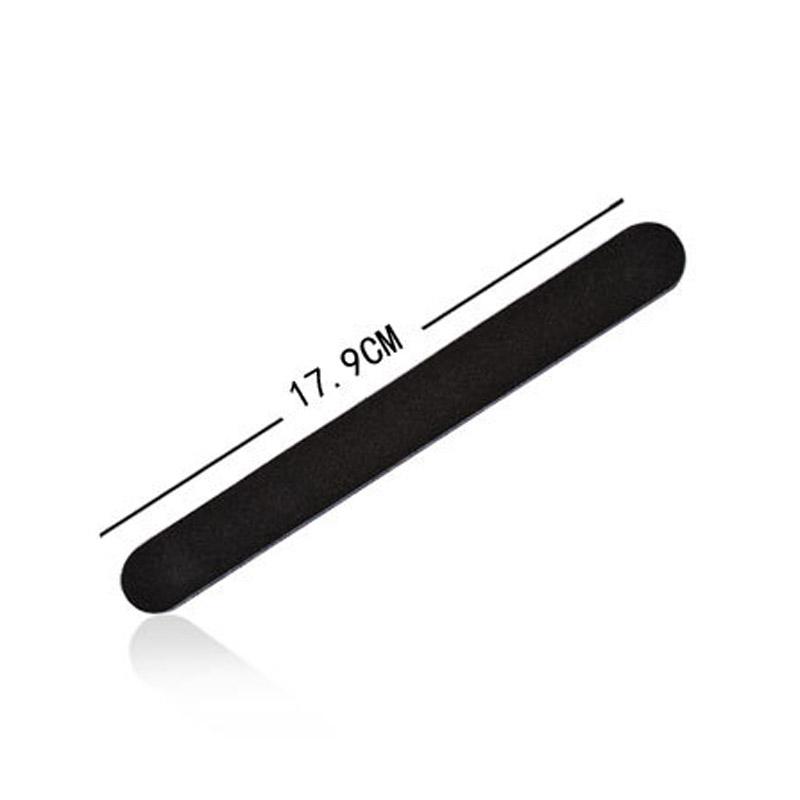 5pcs/lot Washable Nail File Nail Art Sanding Sandpaper Grit Buffing Curved Professional Manicure Files