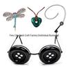 Ghost Mom Cosplay Accessories: Button Glasses, Hair Clip, Key Pendant, Necklace for Halloween Costume and Role-Playing
