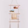 Handmade Woven Tapestry Cotton Rope Storage Rack Bohemian Style Wall Hanging Pendant  Homestay