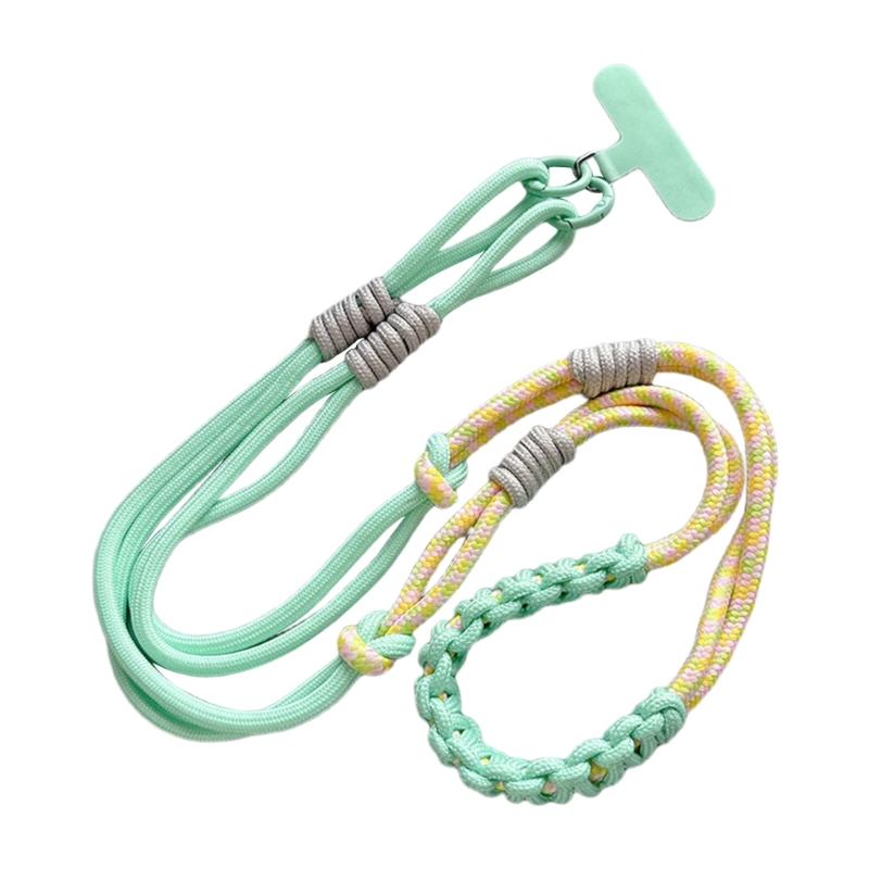 

Stylish Woven Mobile Strap Multipurpose Use As Keychain Bag Charm For Everyday Carry Travel Essential Ergonomic Design