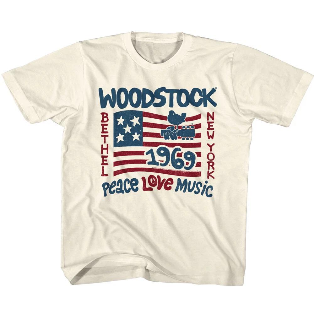 Woodstock 1969 Bethel New York Peace Love Youth T Shirt Rock & Soul Music Merch XL