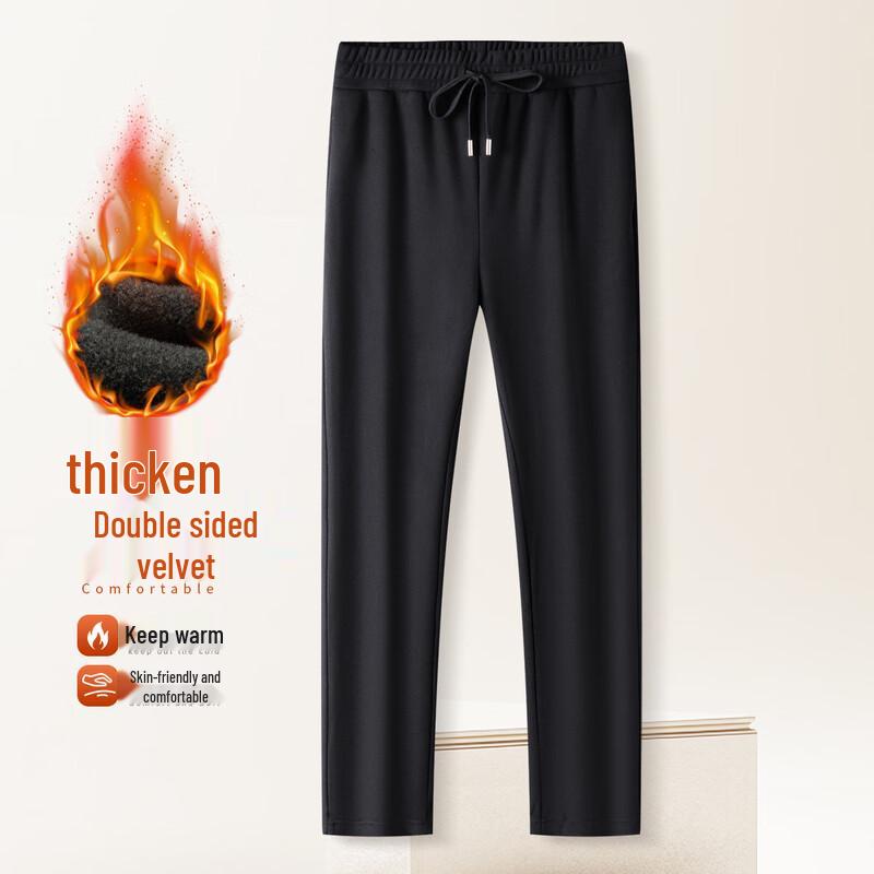 MONTAGUT Men's Thermal Fleece-Lined Casual Pants