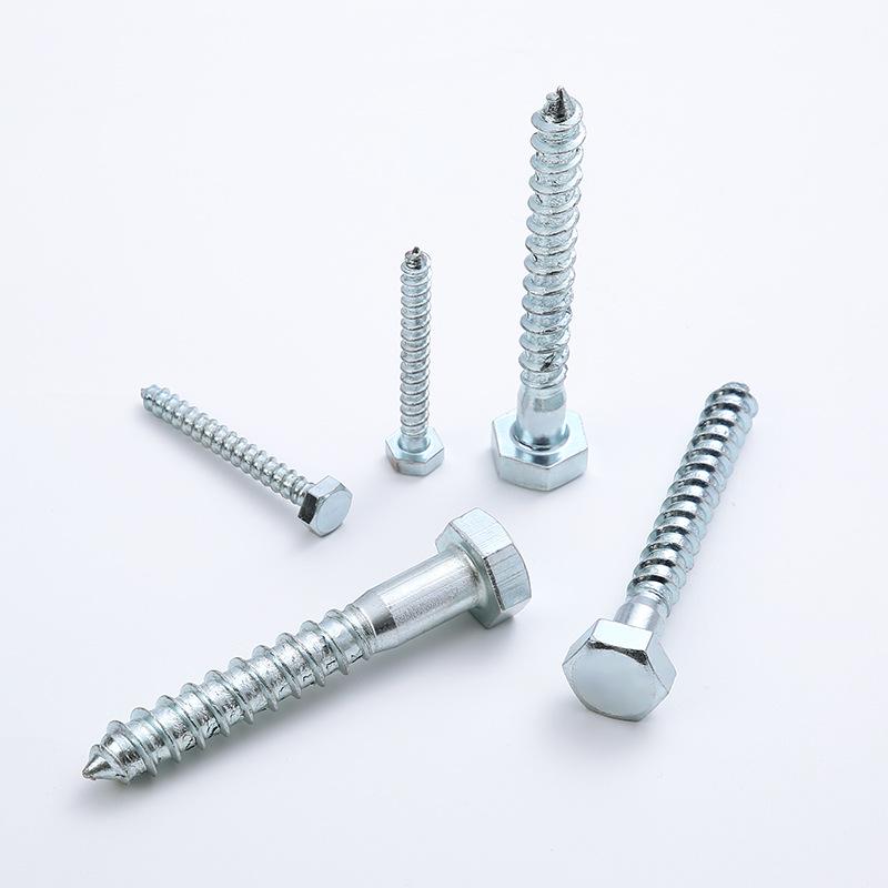 Galvanized Hex DIN571 External Hexagon Wood Self-Tapping Screws
