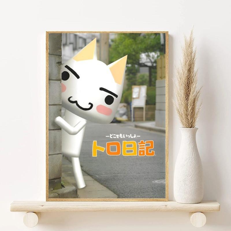 Inoue Toro CUTE Cat Hot Classic Movie Poster HD Art Sticky Wall Waterproof Home Living Room Bar Decoration