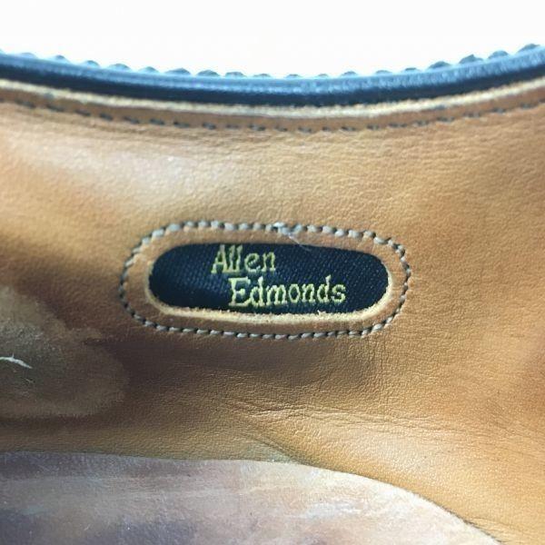 Allen Edmonds Sanford Vintage Cap Toe Shoes Black Size 9.5D 27.027.5 Men’s(USED)