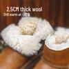 Women's Waterproof Sheepskin Snow Boots - Short, Thick-Soled, Fleece-Lined, Winter 2025