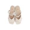 Daks Women S 3cm Semi caSual Two Way SandalS dld502lS35  Ivory 