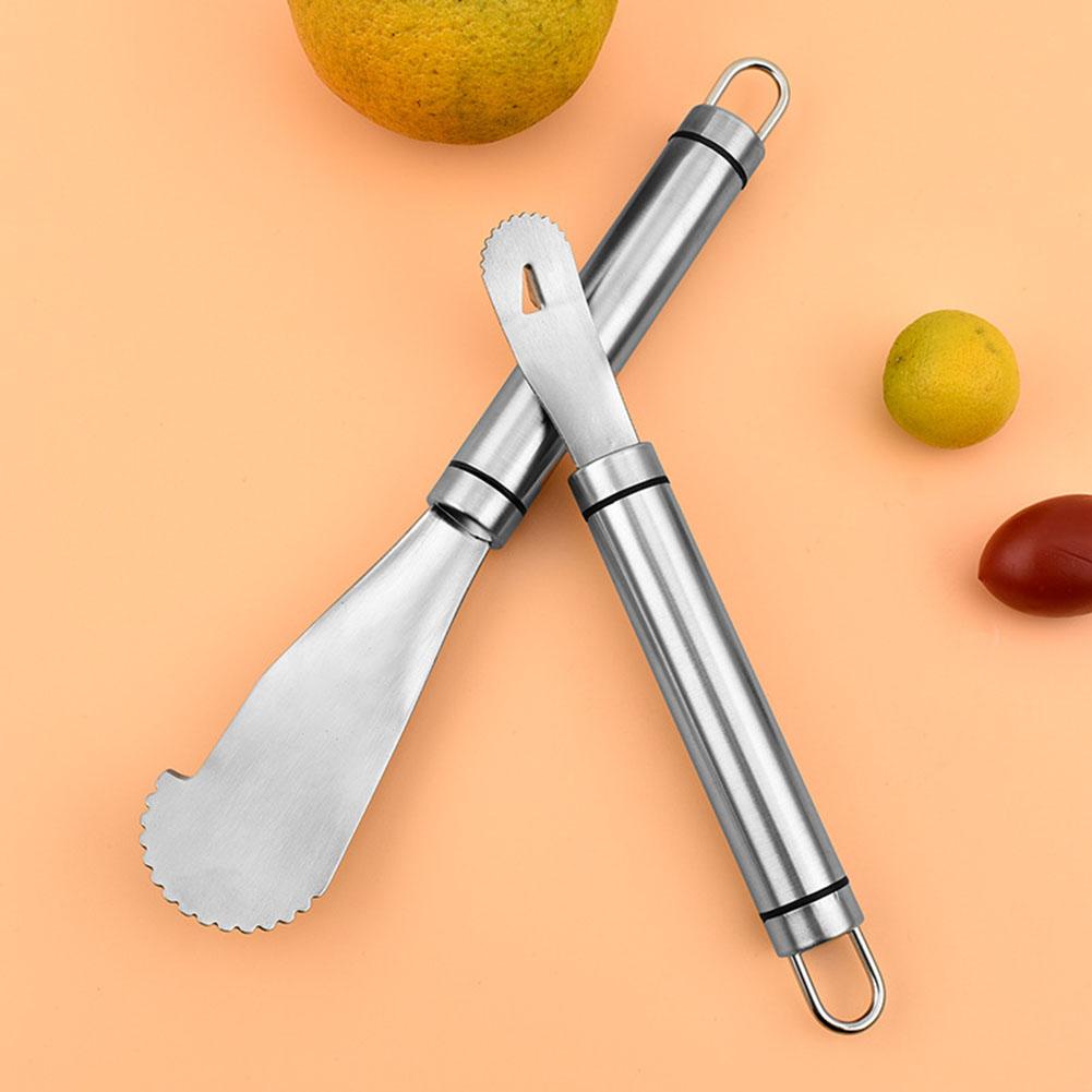 Grapefruit Opener Stainless Steel Orange Peeler Gadget Long Handle Household Pomelo Knife Peeler Kitchen Vegetable Tools