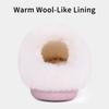 Fashion Crestar Fuzzy House Slippers For Women Indoor Warm Comfy Wool-Like Lined Chenille Slippers Winter Cozy Memory Foam Cotton Shoes