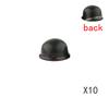 US Soviet British Soldier Figures Helmet M1ssh40 M3 Beret Military Accessories Building Blocks Toys For Children J004
