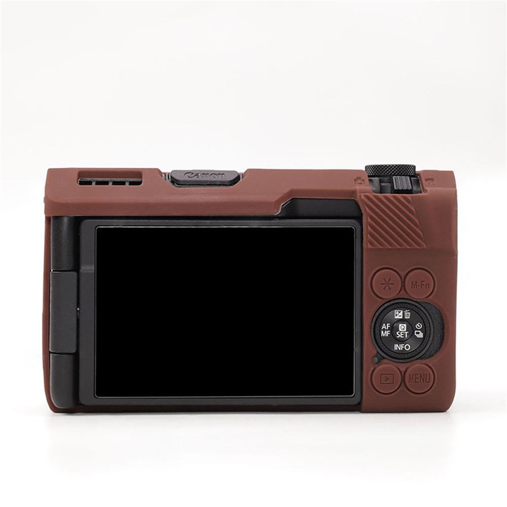 Custodia Morbida in Gomma Silicone per Canon PowerShot V1 Cover Corpo Armatura Pelle Con Protezione Obiettivo