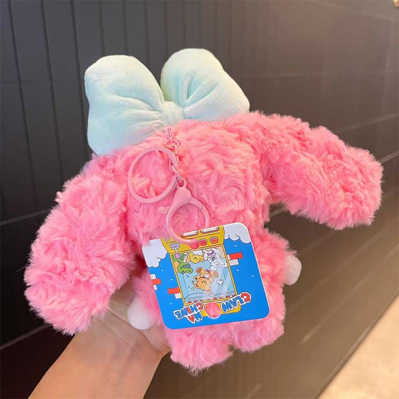 Cartoon Bunny Dress Up Doll Keychain Creative Cute Dolls Keychain Pendant Children Collection Toys Schoolbag Decoration Gifts