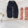 Thicken Warm Faux Fox Fur Scarf Fluffy Thick Tassels Thickened Scarf Long Scarf  Autumn Winter