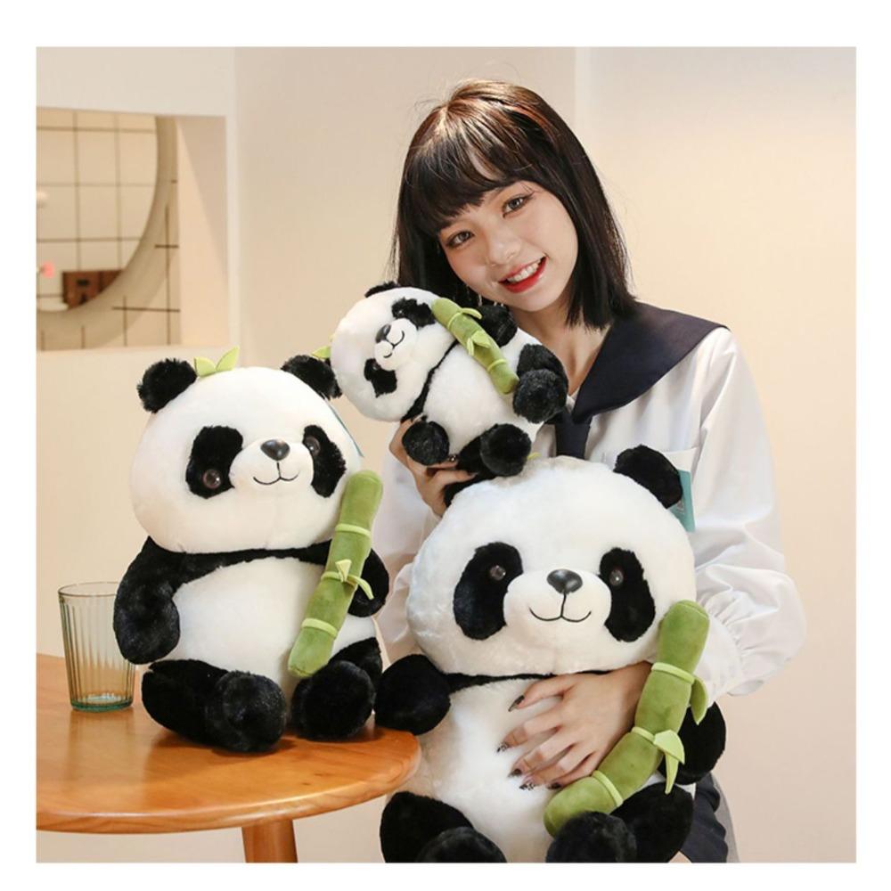 Toys Plushie Doll 2 In 1 Panda Stuffed Doll 2 In 1 Tube Panda Plush Toy Soft Toy Panda Plush Pillow