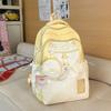 School bag women's new college style Japanese fresh cartoon polka dot backpack junior high school students lightweight travel backpack