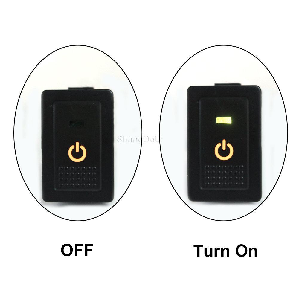 1Pc Car LED Light Front Fog Lamp Power Supply On Off Switch Latching Button For Suzuki SX4 Swift Grand Vitara 2006 - 2012 Switches4