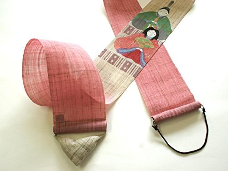 Thin tapestry Hina tapestry Hanging scroll Spring Hinamatsuri Hand-painted