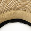 Empty top sunscreen straw hat summer leisure travel commuter visor adjustable strap large brim hat