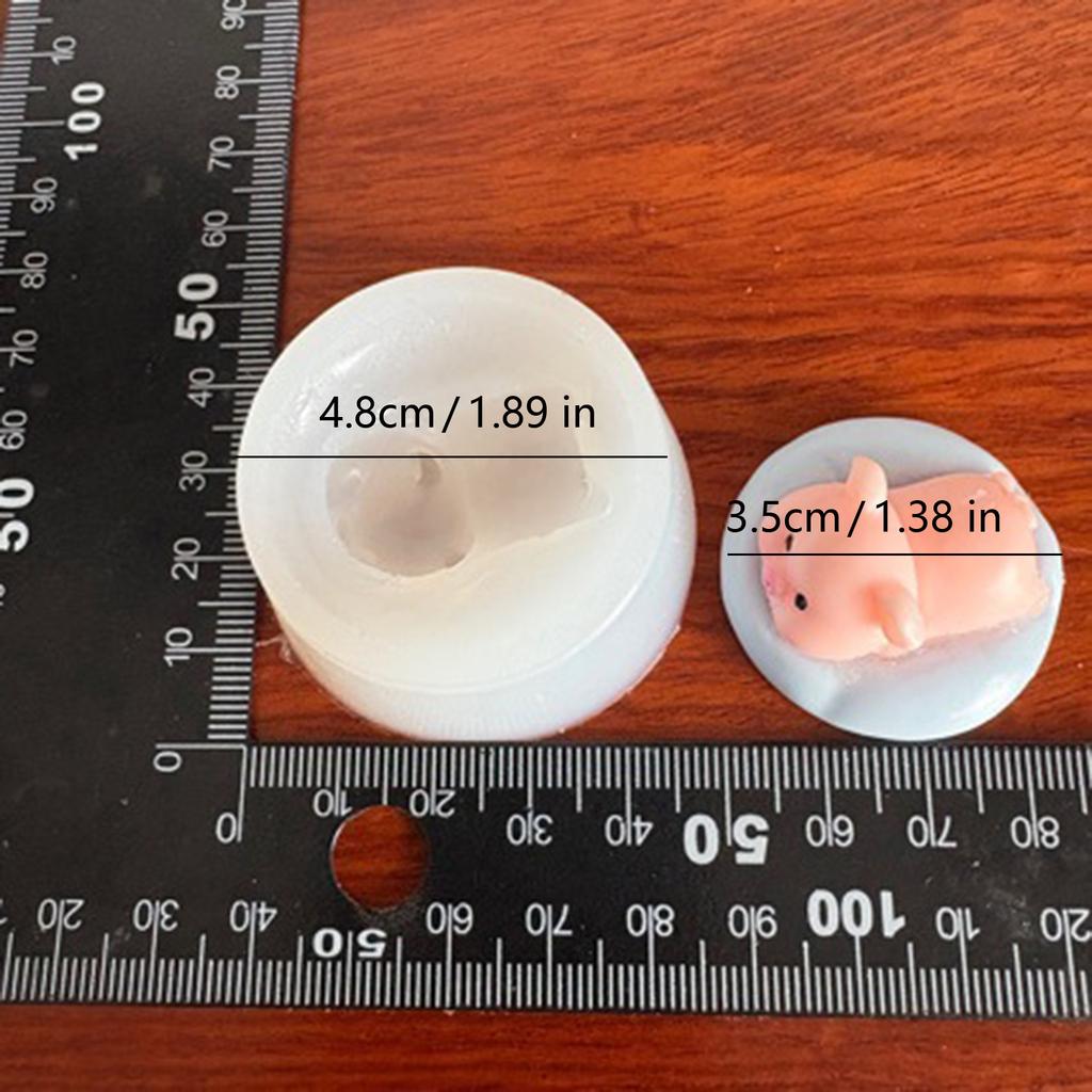 Heat Resistant Pigs Silicone Mould Creative Baking Tool Portable For Travel Craft Projects