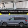 Lincoln Navigator Short & Long Wheelbase Sunshade Curtains: Double Track, Blackout & Heat Insulation