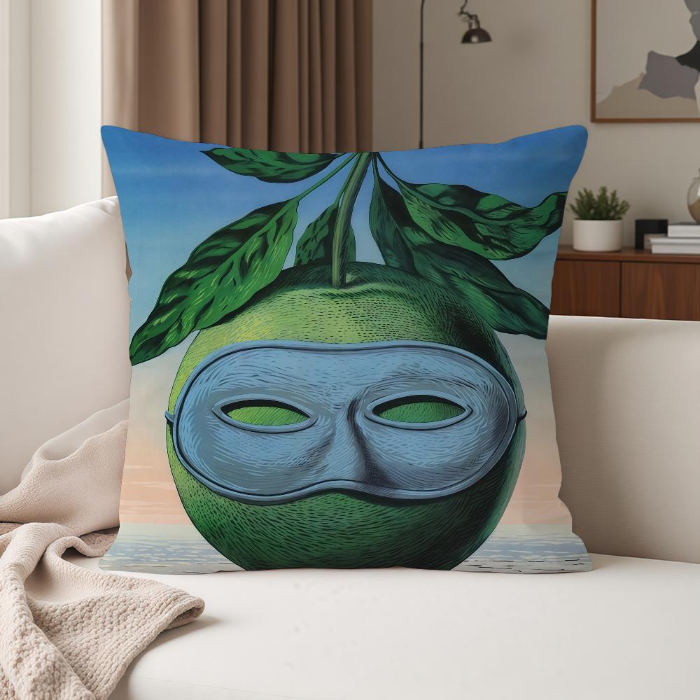 

Rene Magritte Art Pillow Case Suitable For Bedrooms Living Rooms Cars Home Decoration 30cmx30cm