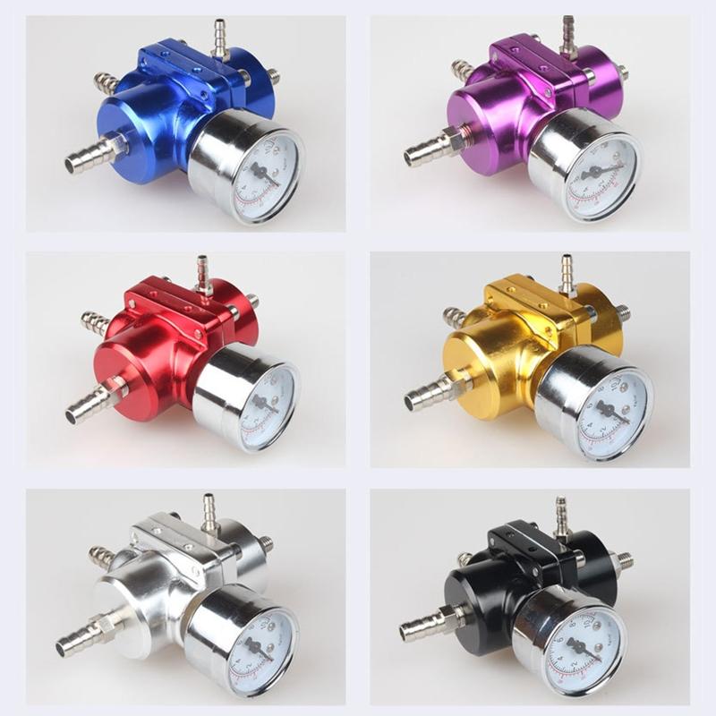 Adjustable Racing Fuel Pressure Regulator With Gauge Fuel Supercharger