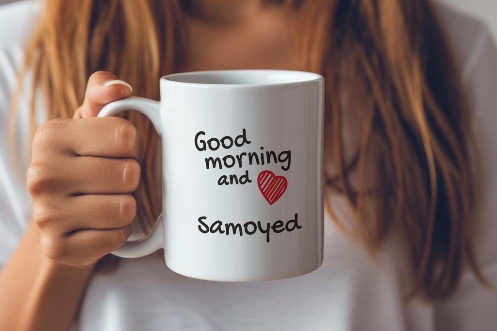 Samoyed, Bjelkier, Samoiedskaya Sobaka - Cup with a Dog, Personalized Cup with a Print, a Classic Gift for Everyone from the Art-Dog Brand