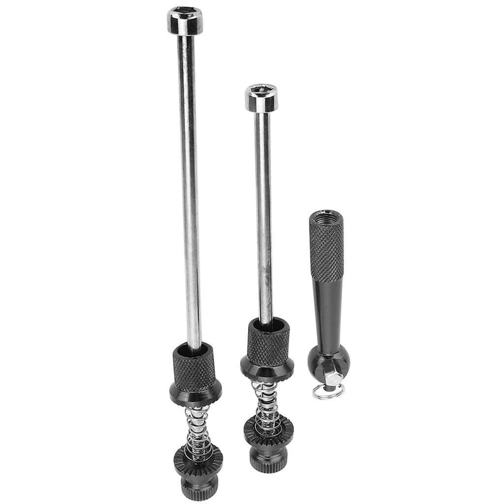 Aluminiumlegering Landsvägscykel Stöldskydd Snabbkopplingar Hjul Låsning Säkerhet (Svart)