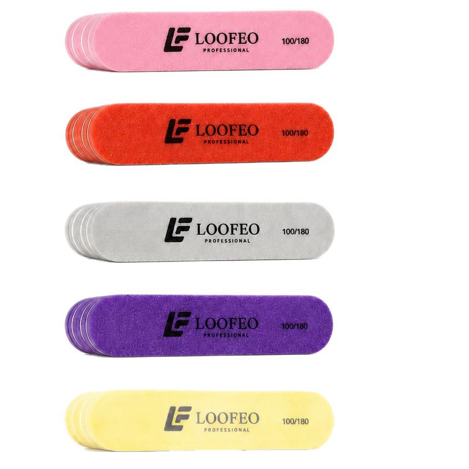 Double-Sided Nail File & Buffer: Mini Sponge Sanding Strips for Shaping & Polishing (Coarse to Fine)