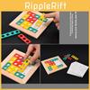Wooden Tetris Mathematical Thinking Logic Training Puzzle Children Toy Puzzle