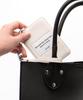 Altro Rose Silver Pass Case for Men and Women, Cute, Stylish, Simple, Leather and Synthetic Leather with Reel, Logo, Slim, Vertical Design, Korean,