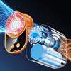 Strong Airflow Waist Clip Fan LED Display Mini Cooling Fan Waist-mounted Fan  Evening Trips