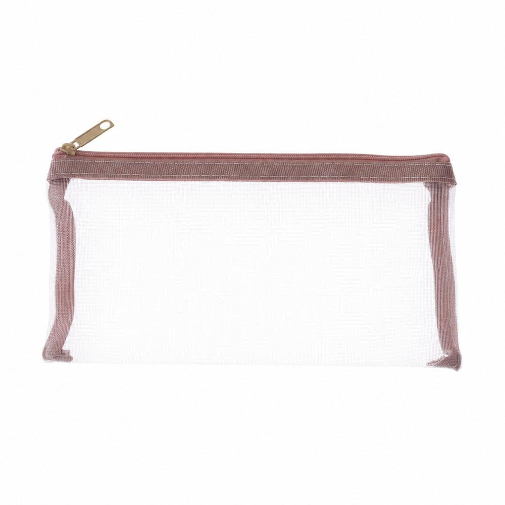Transparent Pen Bag Square Shape Stationery Pouch Portable Storage Pouch  Beauty Tool Storage