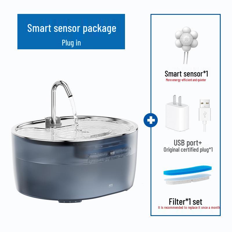 Automatischer Trinkbrunnen für Haustiere: Fließender Wasserspender für Katzen und Hunde