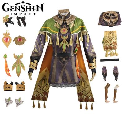 Collei Cosplay Game   Collei Cosplay Costume Comics Collei Dress Wig Accessories Halloween Costumes for Women Girls