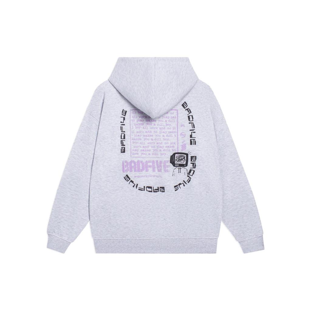 Li Ning Badfive Sweatshirt Unisex Hellgrau meliert AWDSD37-2