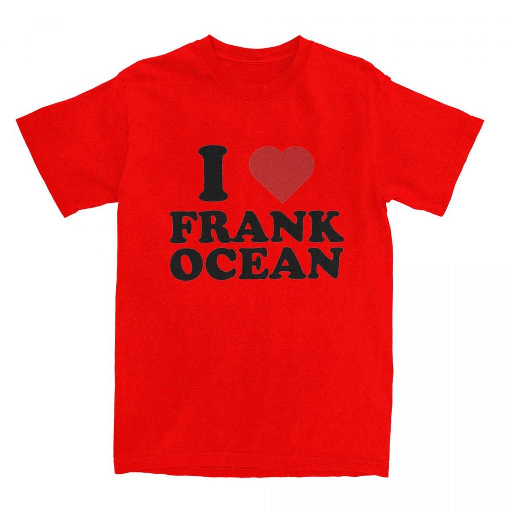 2026 New Fashion I Frank Heart T Shirt Ocean Hip Hop T Shirts ShortSleeve Vintage Tshirt Beach 100 Cotton ONeck Oversized Tee